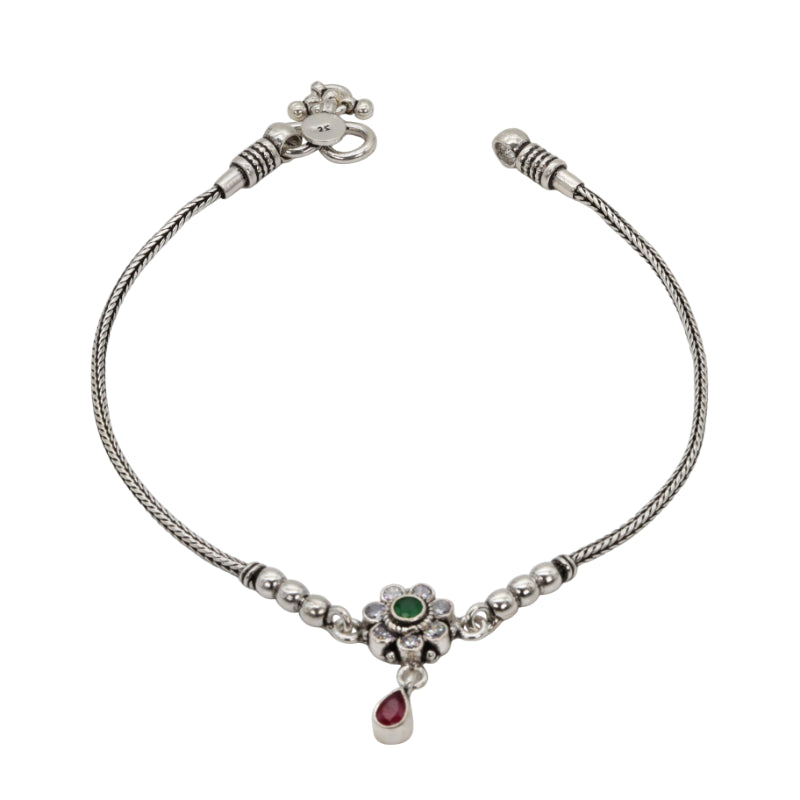 Veridian Droplet Anklet