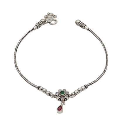 Veridian Droplet Anklet