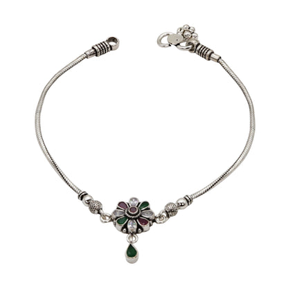 Emerald Dewdrop Anklet