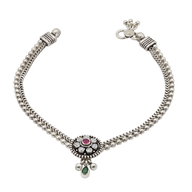 Floral Cascade Anklet