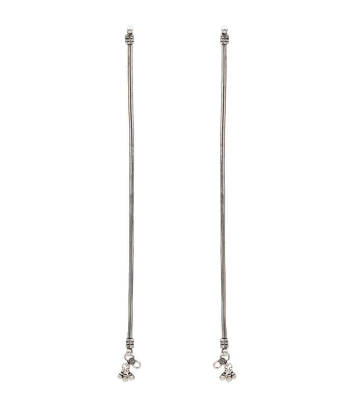 Silver Serpentine Anklet