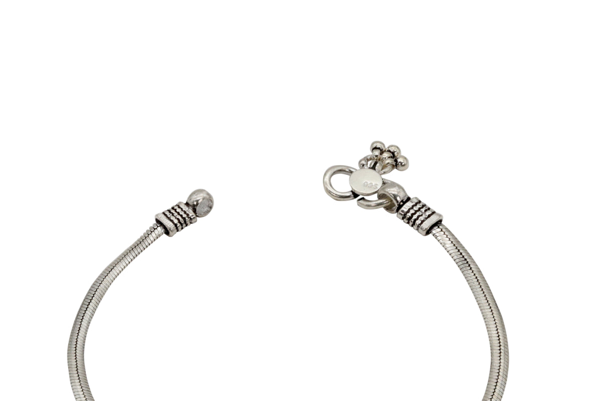 Peacock Bloom Anklet