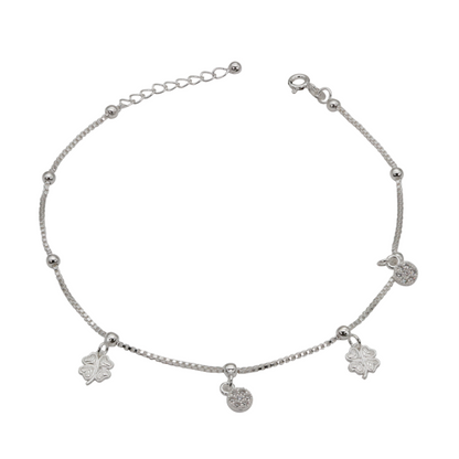 Crystal Bloom Anklet