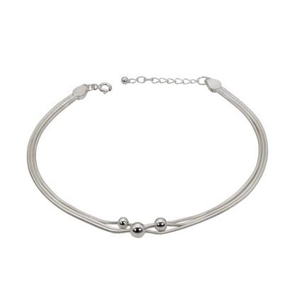 Triple Strand Anklet