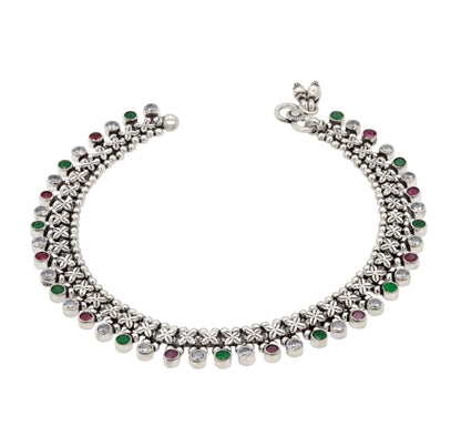 Floral Cascade Anklet