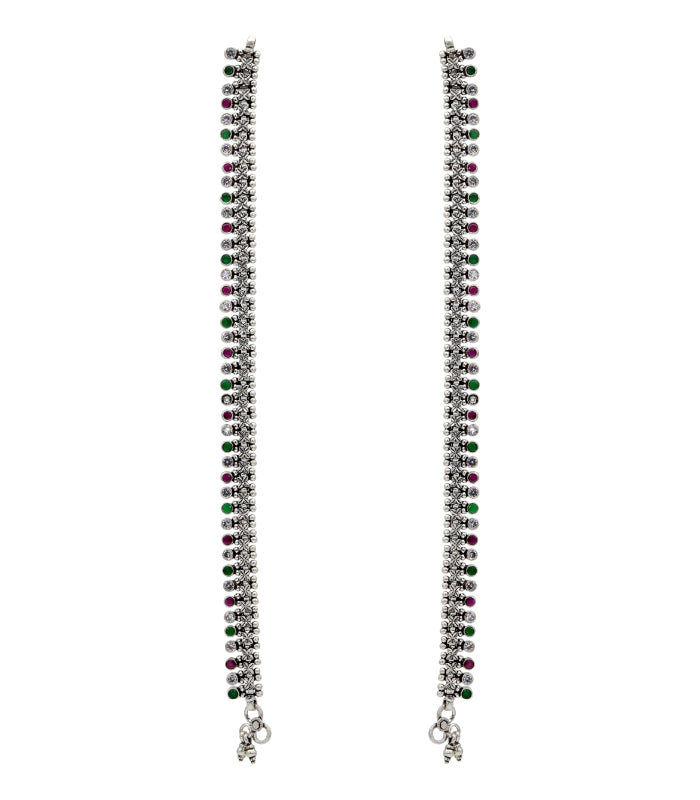 Floral Cascade Anklet