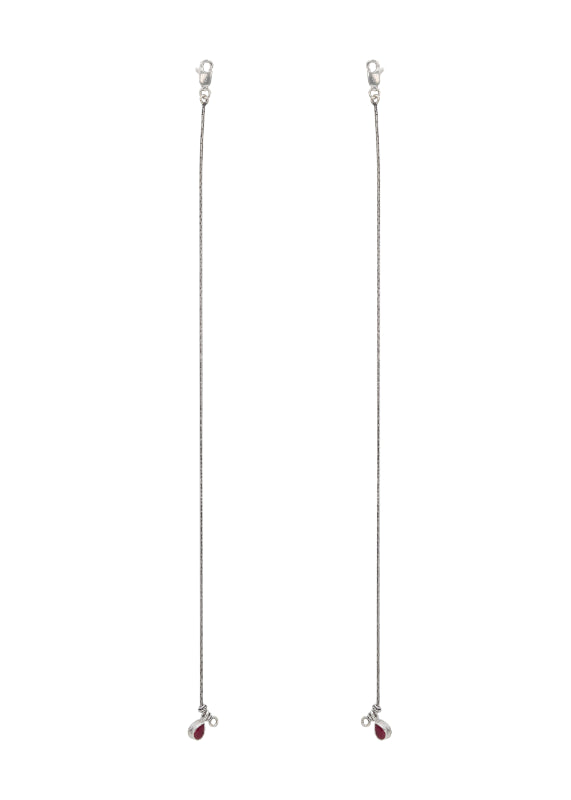 Crimson Droplet Anklet