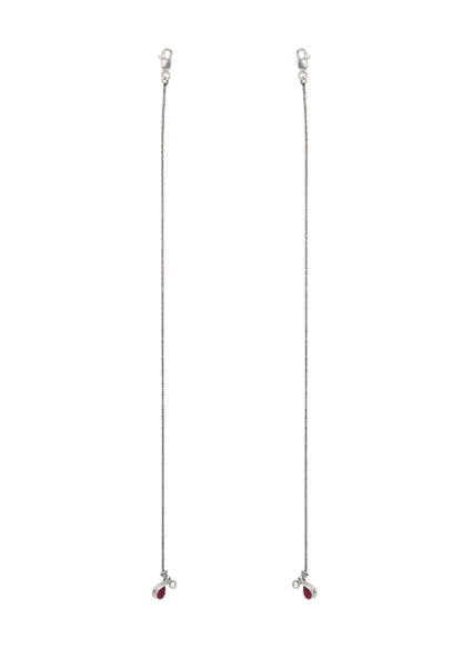 Crimson Droplet Anklet