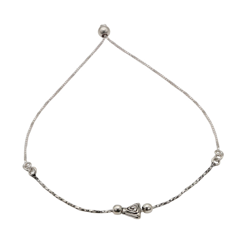 Sleek Slider Anklet