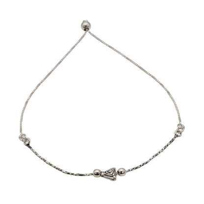 Sleek Slider Anklet