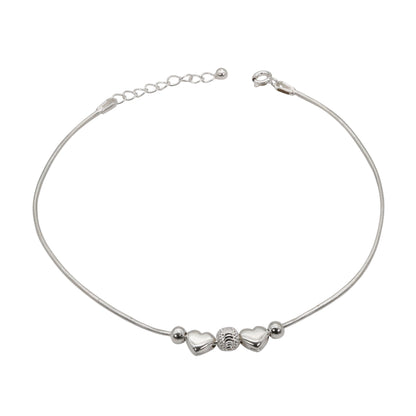 Heart Charm Anklet