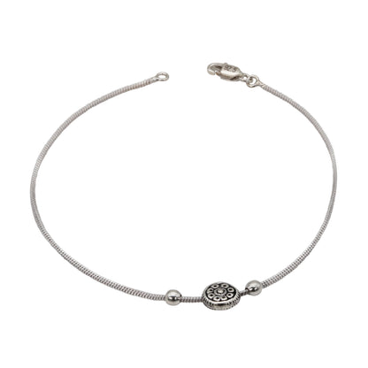 Textured Disc Anklet
