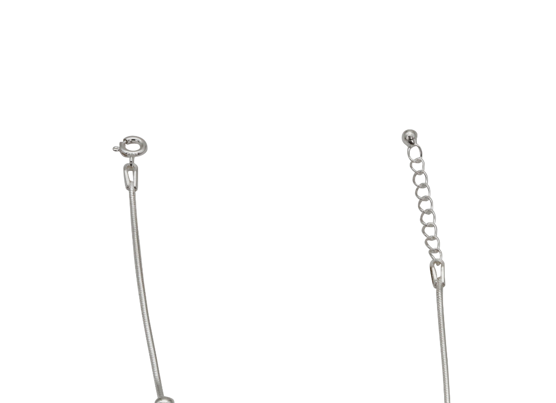 Beaded Double Strand Anklet