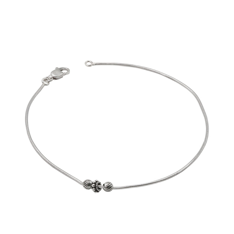 Midnight Bead Anklets