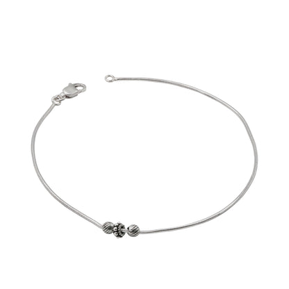 Midnight Bead Anklets