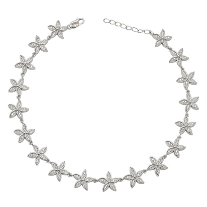 Floral Chain Anklets