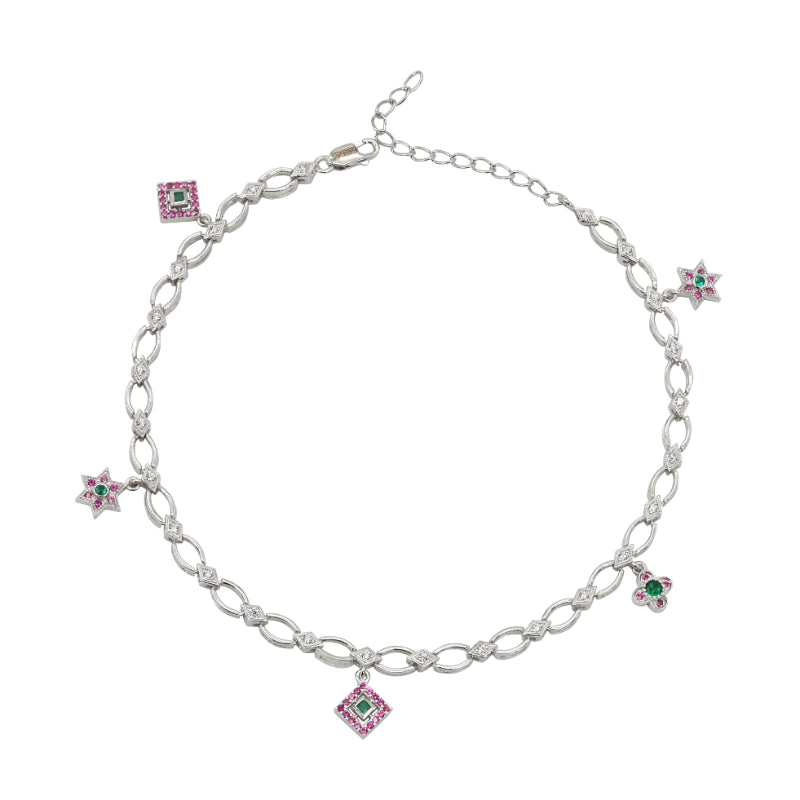 Jingle Gem Anklets