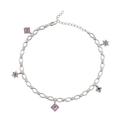 Jingle Gem Anklets