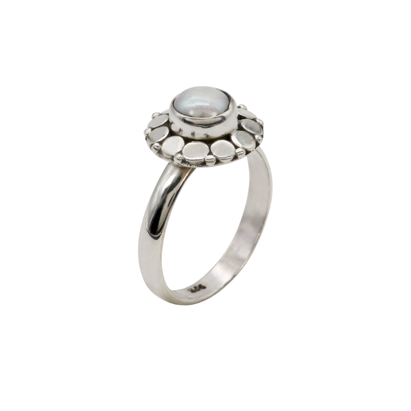 Moonstone Dew Ring