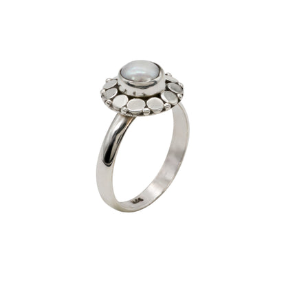 Moonstone Dew Ring