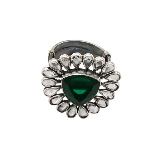 Green Stone Enchantment Ring