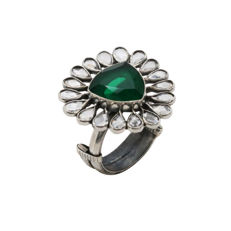 Green Stone Enchantment Ring