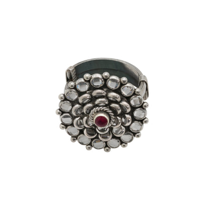 Ruby Radiance Adjustable Ring