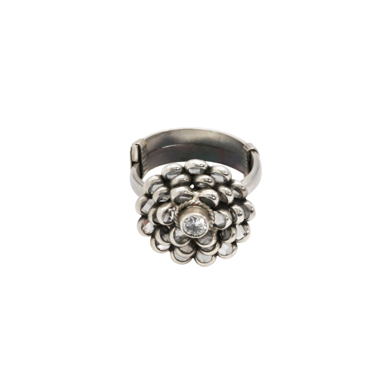 Silver Blossom Ring