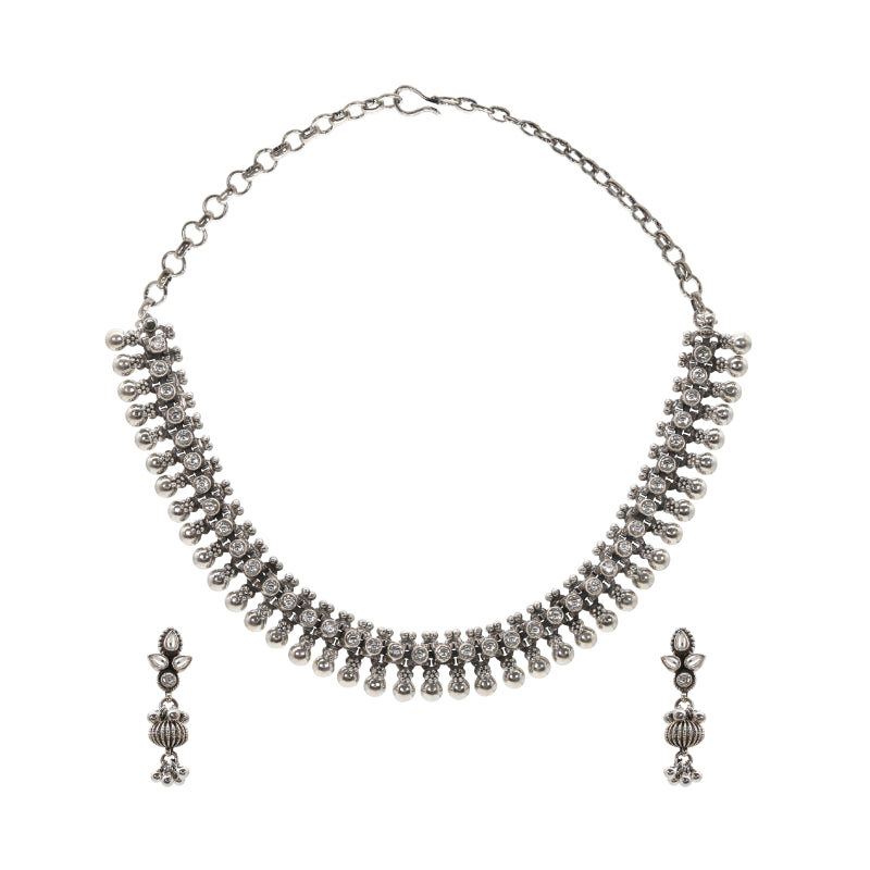 Moonlit Dewdrops Choker Set