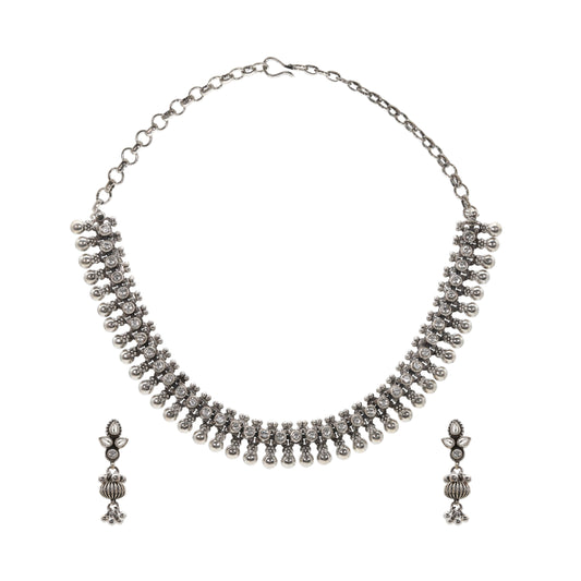 Moonlit Dewdrops Choker Set