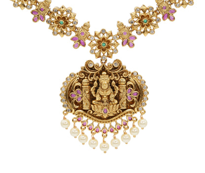 Jadau Majesty Necklace Set