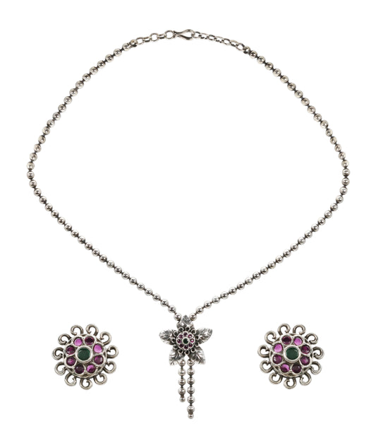 Scarlet Sprout Silver Set