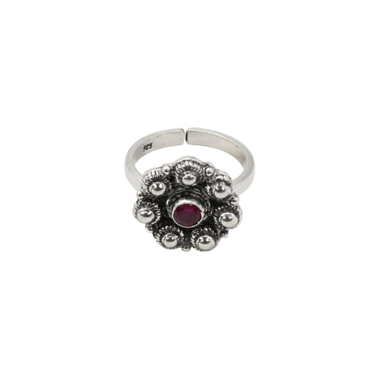 Hastakala Ratna Silver Toe Rings