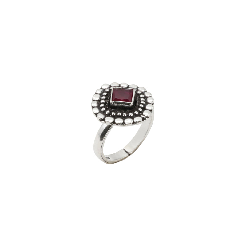 Ruby Relic Toe Rings