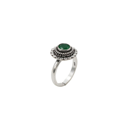 Verdant Tide Toe Ring