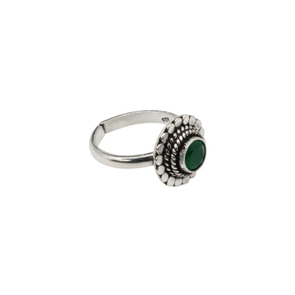 Verdant Tide Toe Ring