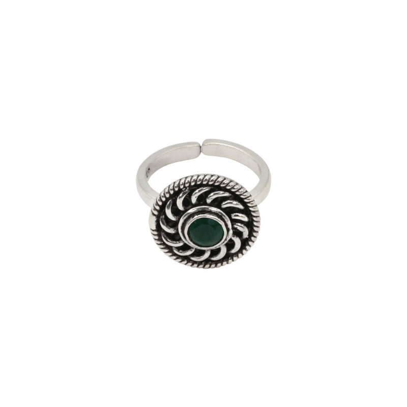 Harit Chakra Toe Rings