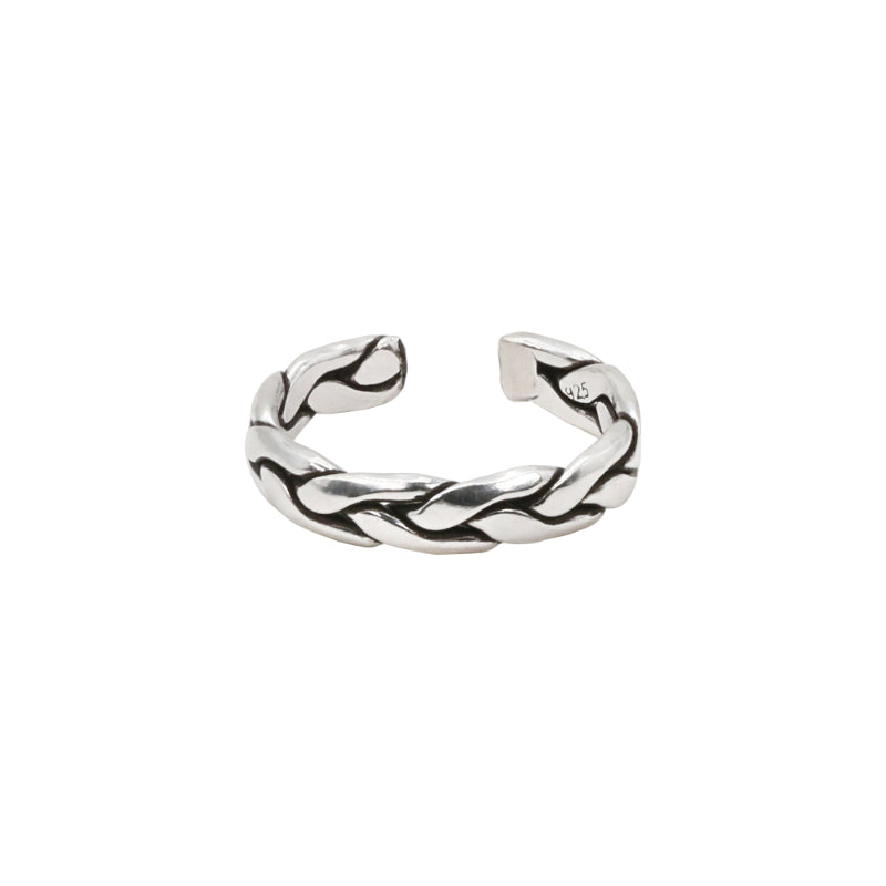 River Weave Toe Rings