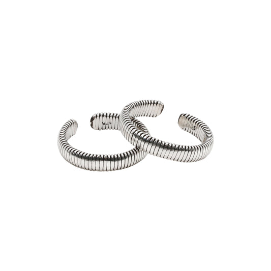 Parallel Groove Toe Rings