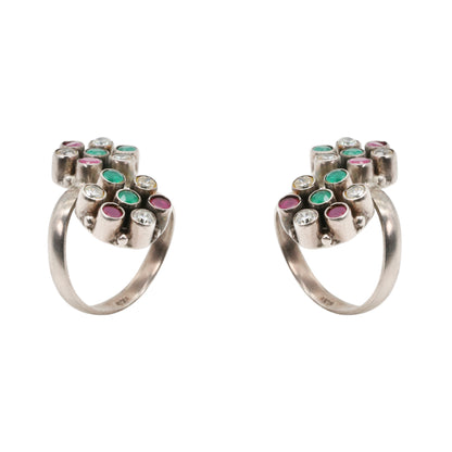 Luminous Bloom Toe Rings