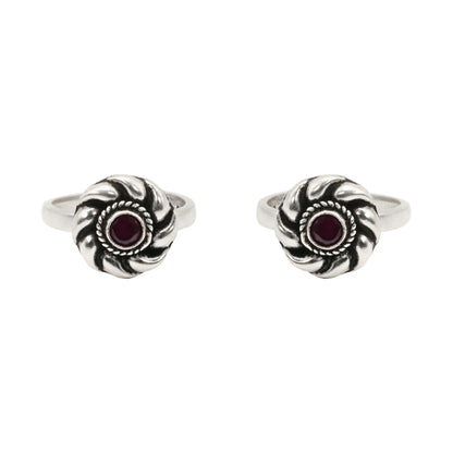 Rosette Bloom Toe Rings
