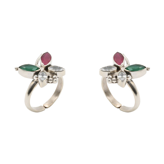 Butterfly Bloom Toe Rings