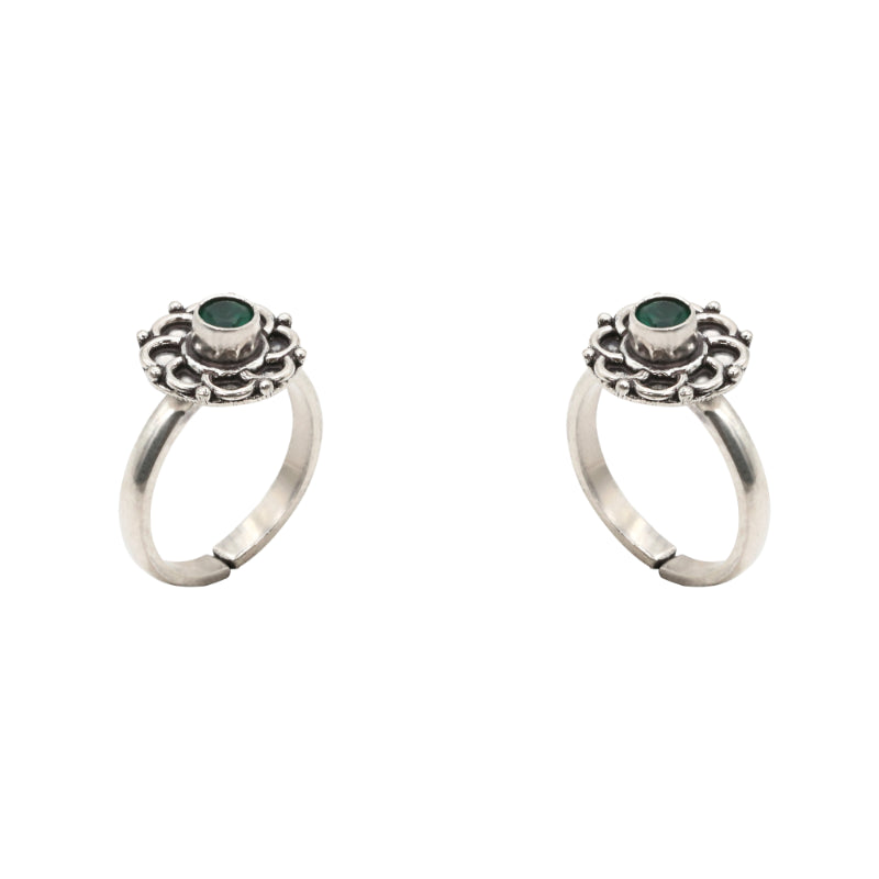 Petal Toe Rings