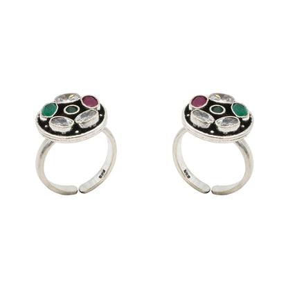 Radiant Circle Toe Rings