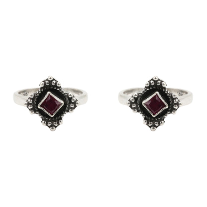 Ruby Relic Toe Rings