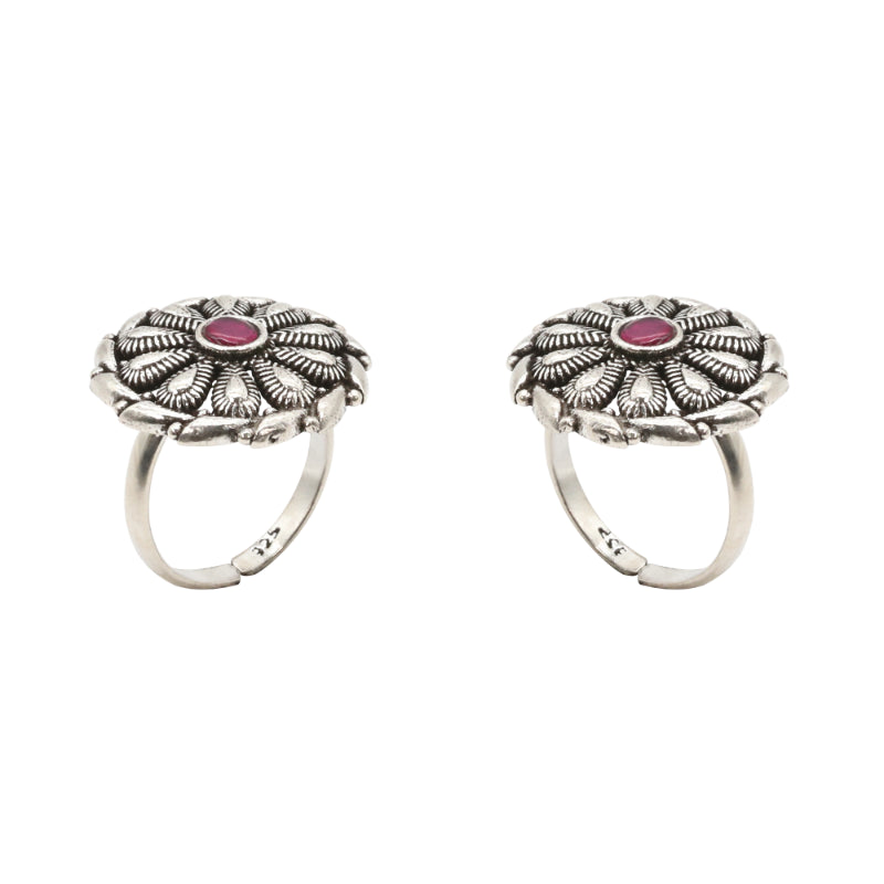 Radiant Mandala Toe Rings