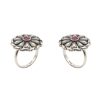 Radiant Mandala Toe Rings