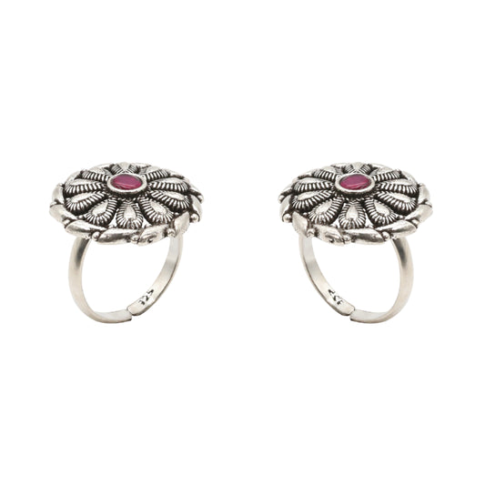 Radiant Mandala Toe Rings