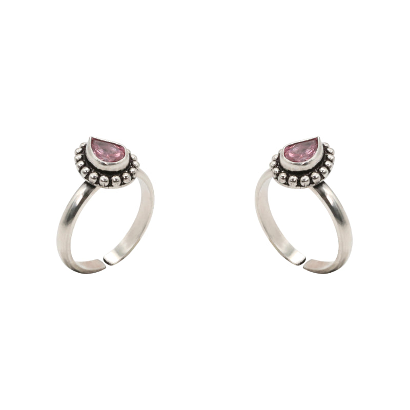 Dewdrop Dusk Toe Rings