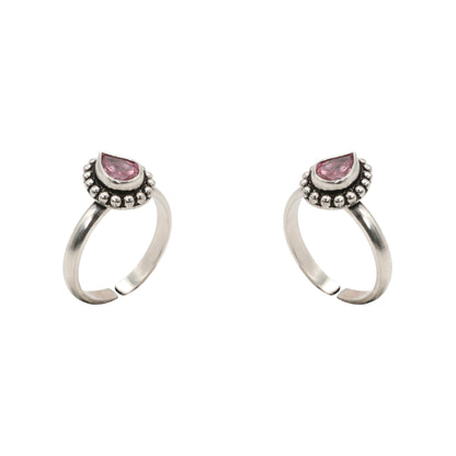 Dewdrop Dusk Toe Rings